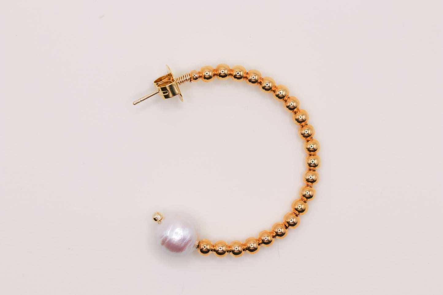 The Illy Pearl Hoops